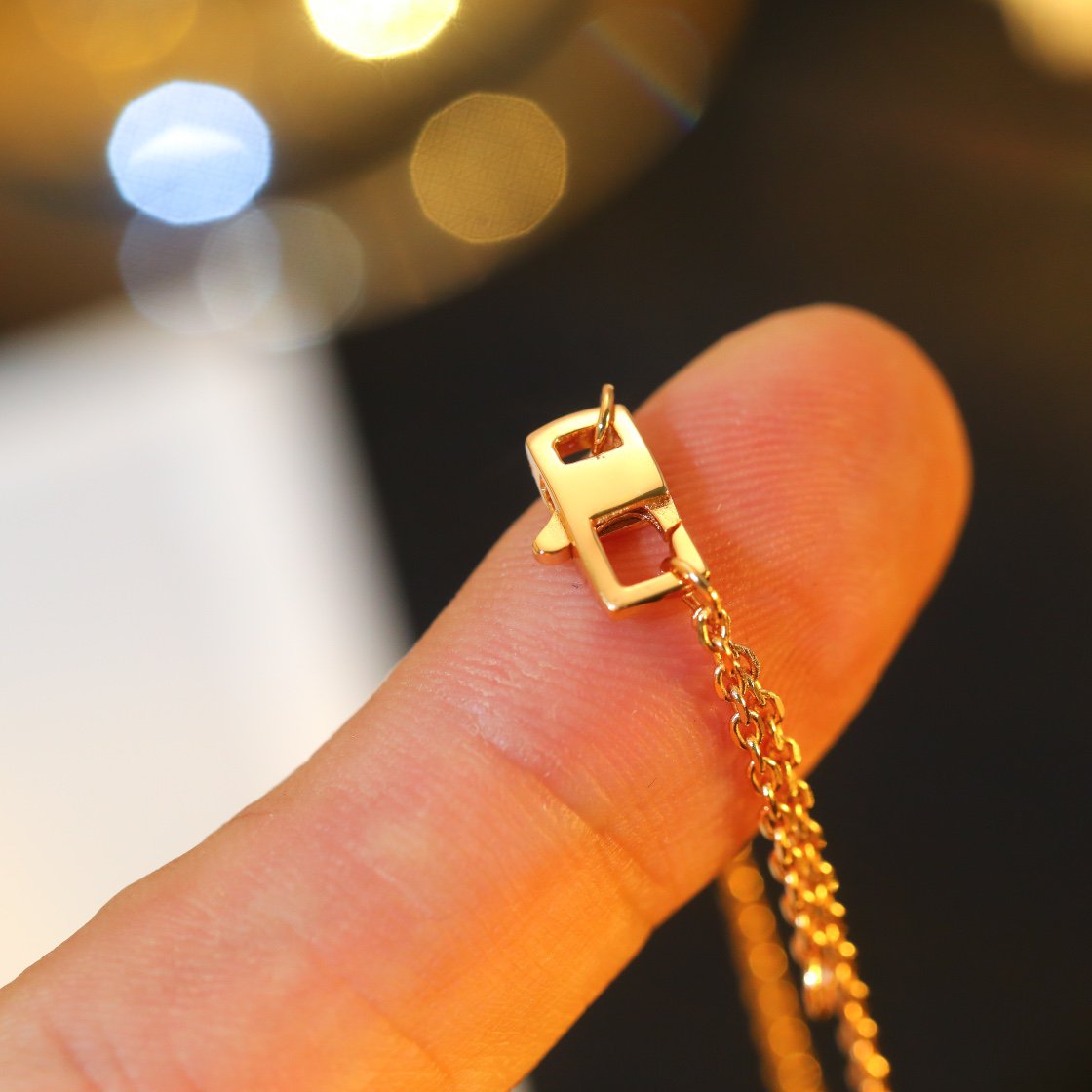 [Royal Top]STAR AND SUN DIAMOND PINK GOLD NECKLACE