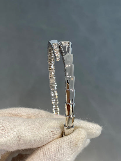 [Royal Top]SERPENTI BRACELET DIAMONDS SILVER