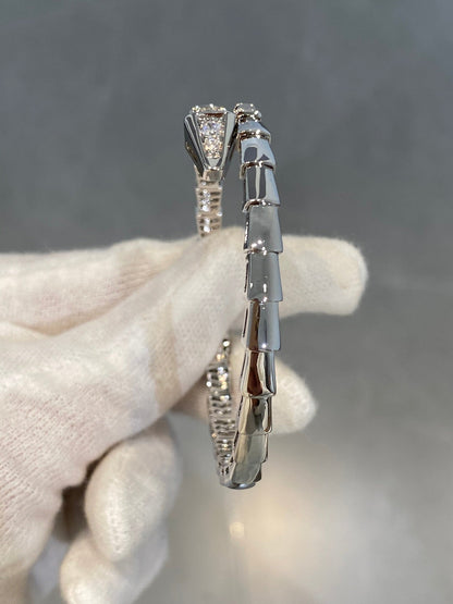 [Royal Top]SERPENTI BRACELET DIAMONDS SILVER