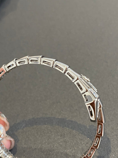 [Royal Top]SERPENTI BRACELET DIAMONDS SILVER