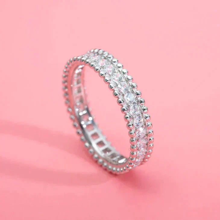 [Royal Top]PERLEE DIAMOND SILVER RING