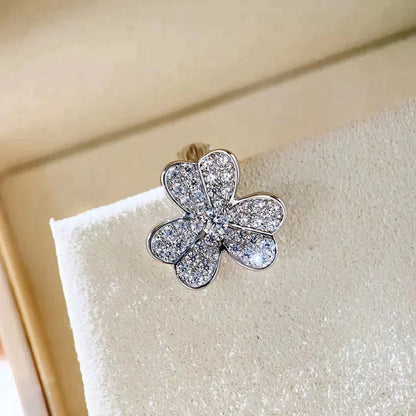 [Royal Top]CLOVER COMOS DIAMOND EARRINGS SILVER