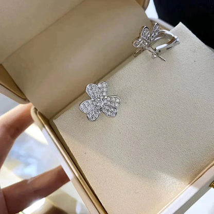 [Royal Top]CLOVER COMOS DIAMOND EARRINGS SILVER