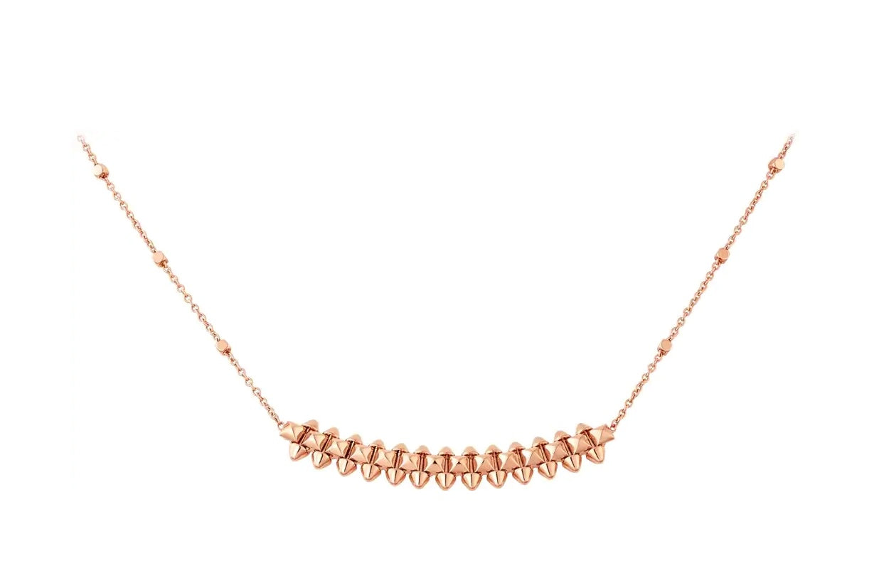 [Royal Top]CLASH PINK GOLD NECKLACE