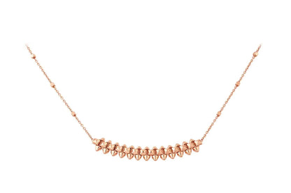 [Royal Top]CLASH PINK GOLD NECKLACE