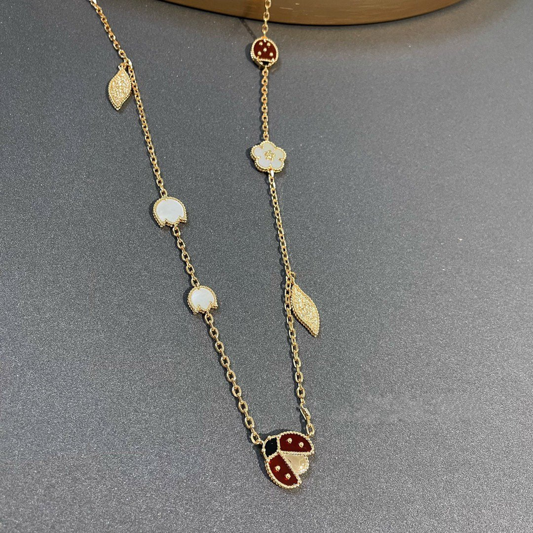 [Royal Top]LUCKY SPRING 15 MOTIFS GOLD NECKLACE