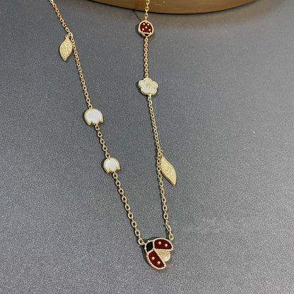 [Royal Top]LUCKY SPRING 15 MOTIFS GOLD NECKLACE