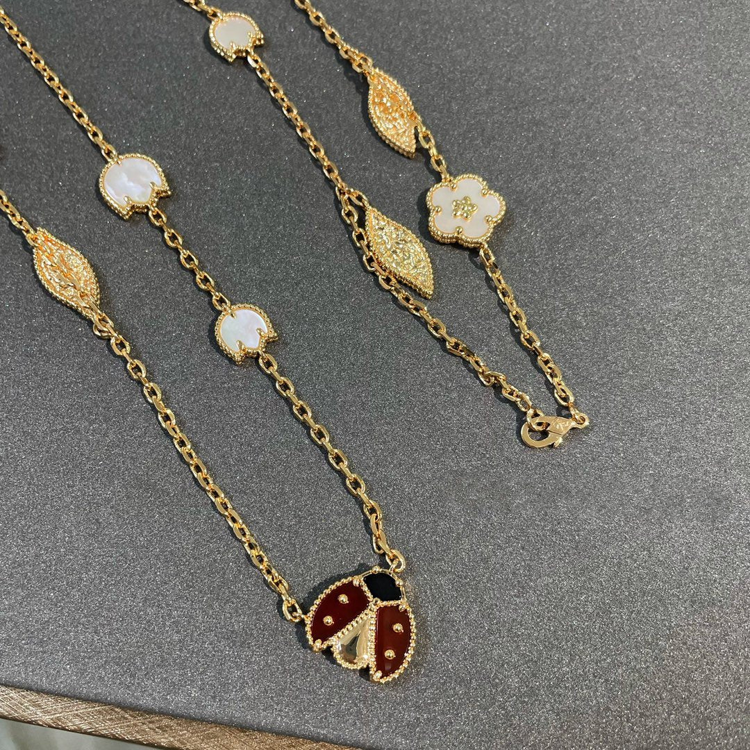 [Royal Top]LUCKY SPRING 15 MOTIFS GOLD NECKLACE