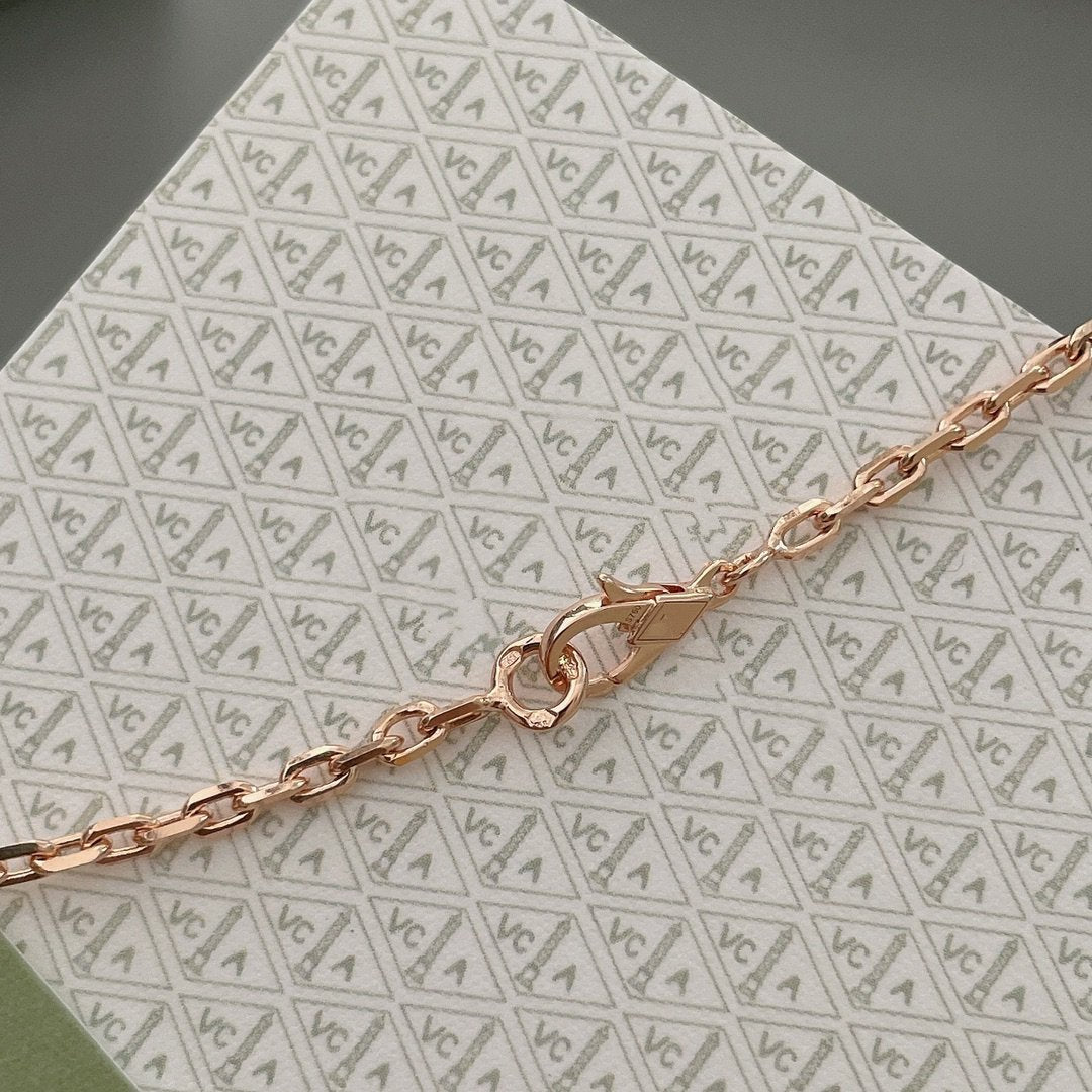 [Royal Top]LUCKY SPRING 15 MOTIFS ROSE GOLD NECKLACE