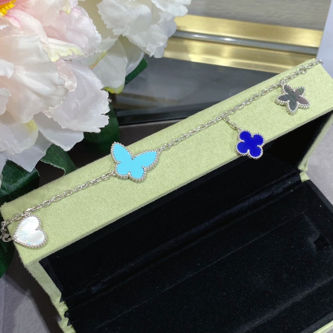 [Royal Top]LUCKY SPRING SILVER BRACELET 4 MOTIF