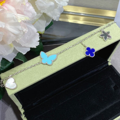[Royal Top]LUCKY SPRING SILVER BRACELET 4 MOTIF