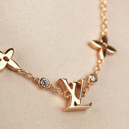 [Royal Top]STAR AND SUN 7 MOTIFS GOLD BRACELET