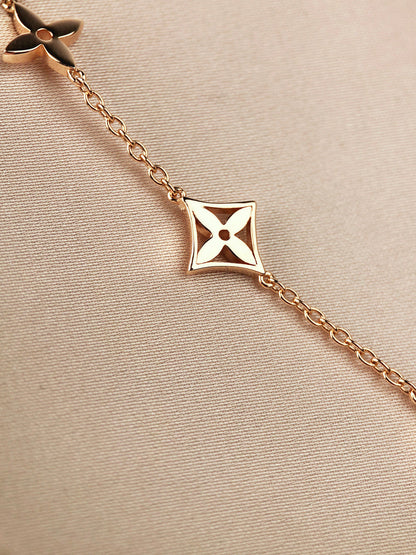 [Royal Top]STAR AND SUN 7 MOTIFS GOLD BRACELET