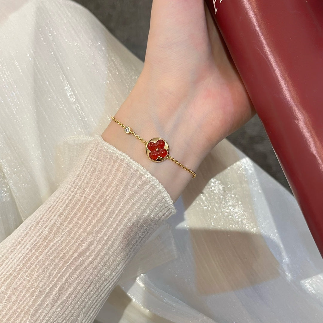 [Royal Top]SUN PEDANT CARNELIAN BRACELET