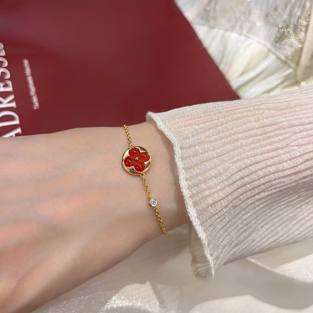 [Royal Top]SUN PEDANT CARNELIAN BRACELET