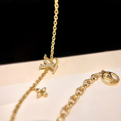 [Royal Top]LOGO STAR MOTIF GOLD BRACELET