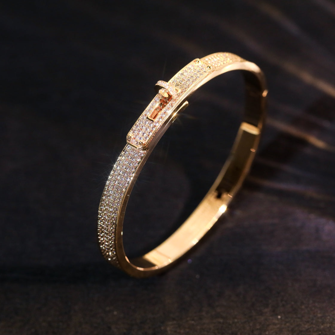 [Royal Top]KELLY BRACELET DIAMOND PAVED
