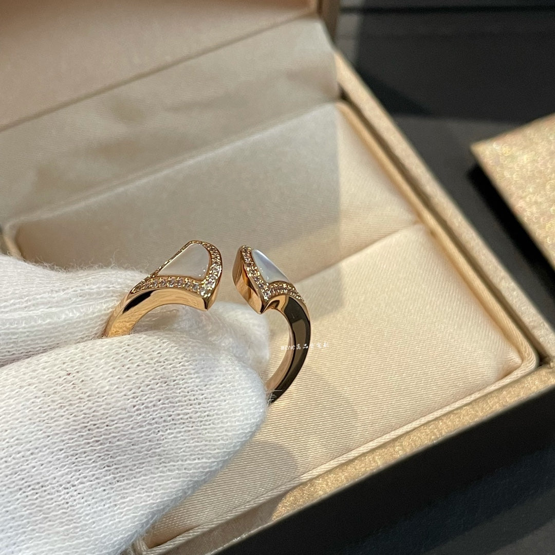 [Royal Top]DREAM MOP DIAMOND OPEN RING