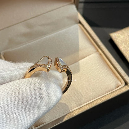 [Royal Top]DREAM MOP DIAMOND OPEN RING
