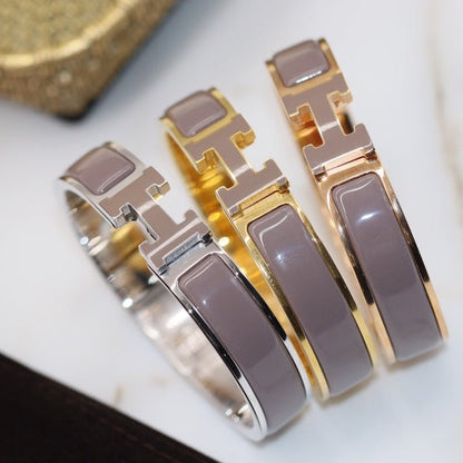[Royal Top]H BRACELET 12MM BROWN