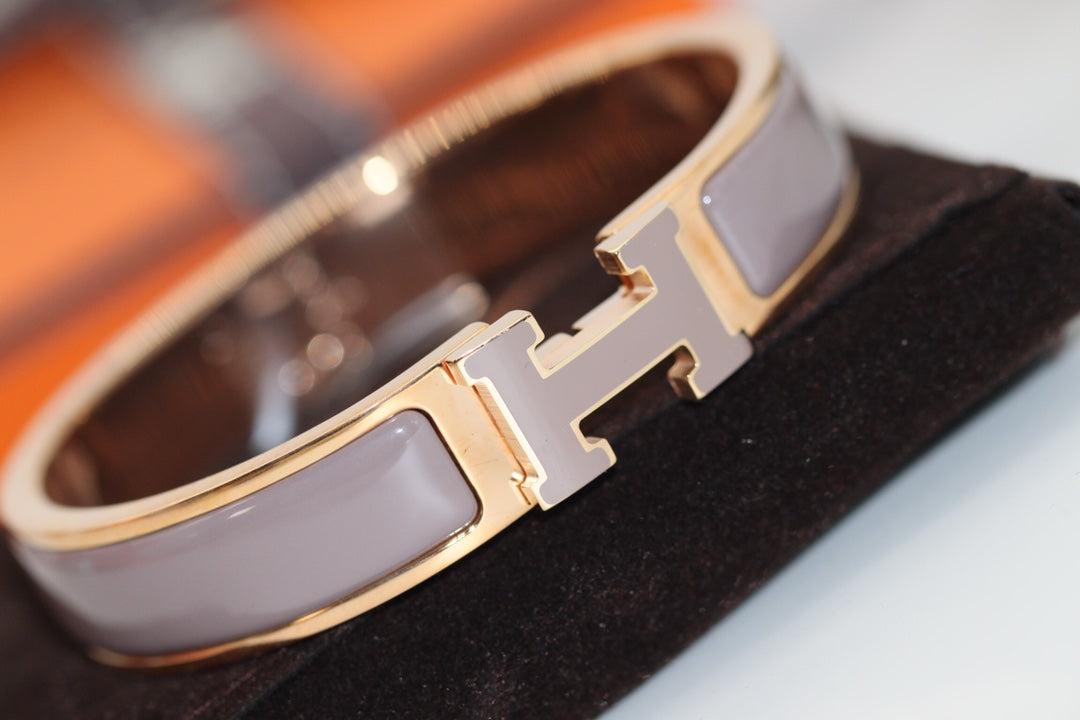 [Royal Top]H BRACELET 12MM BROWN