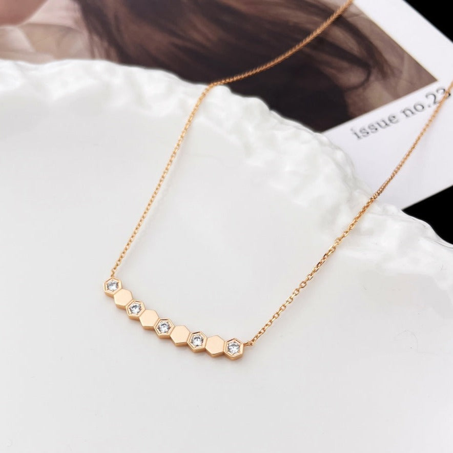 [Royal Top]BEE MY LOVE DIAMOND NECKLACE