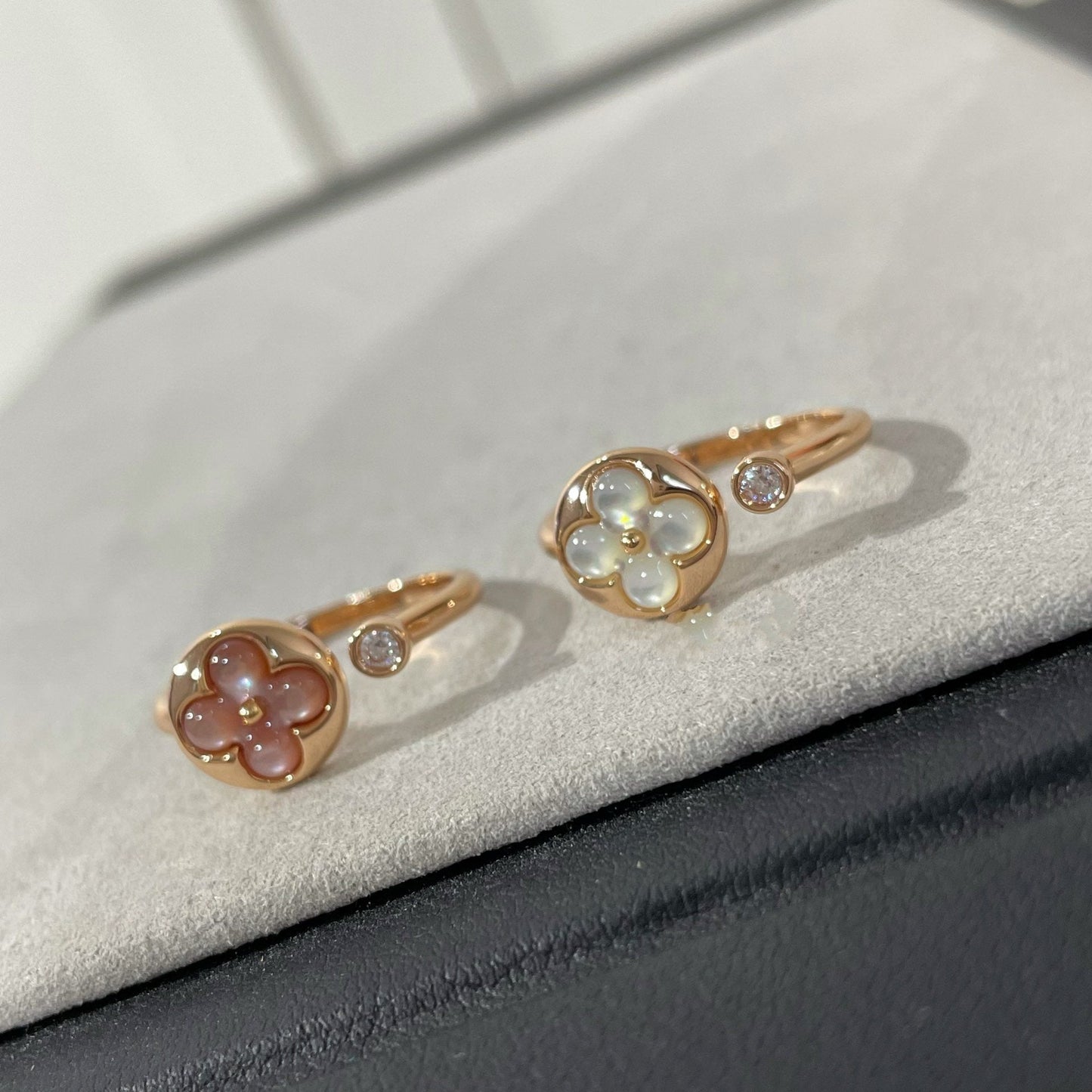 [Royal Top]SUN 1 DIAMOND PINK MOP RING