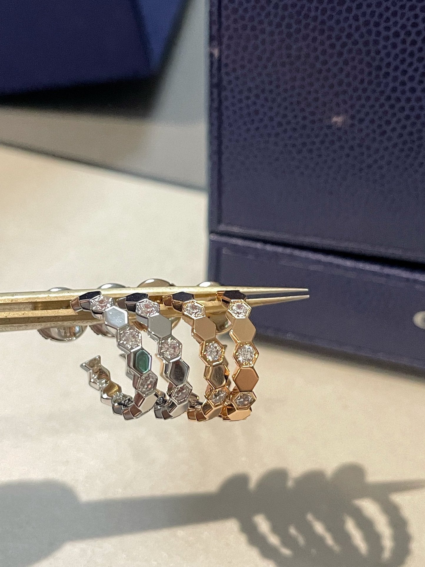 [Royal Top]Hollow Design Four-Leaf Clover Flower Shape Ring