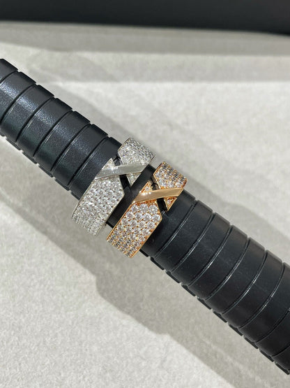 [Royal Top]LIENS EVIDENCE  DIAMOND PAVED RING