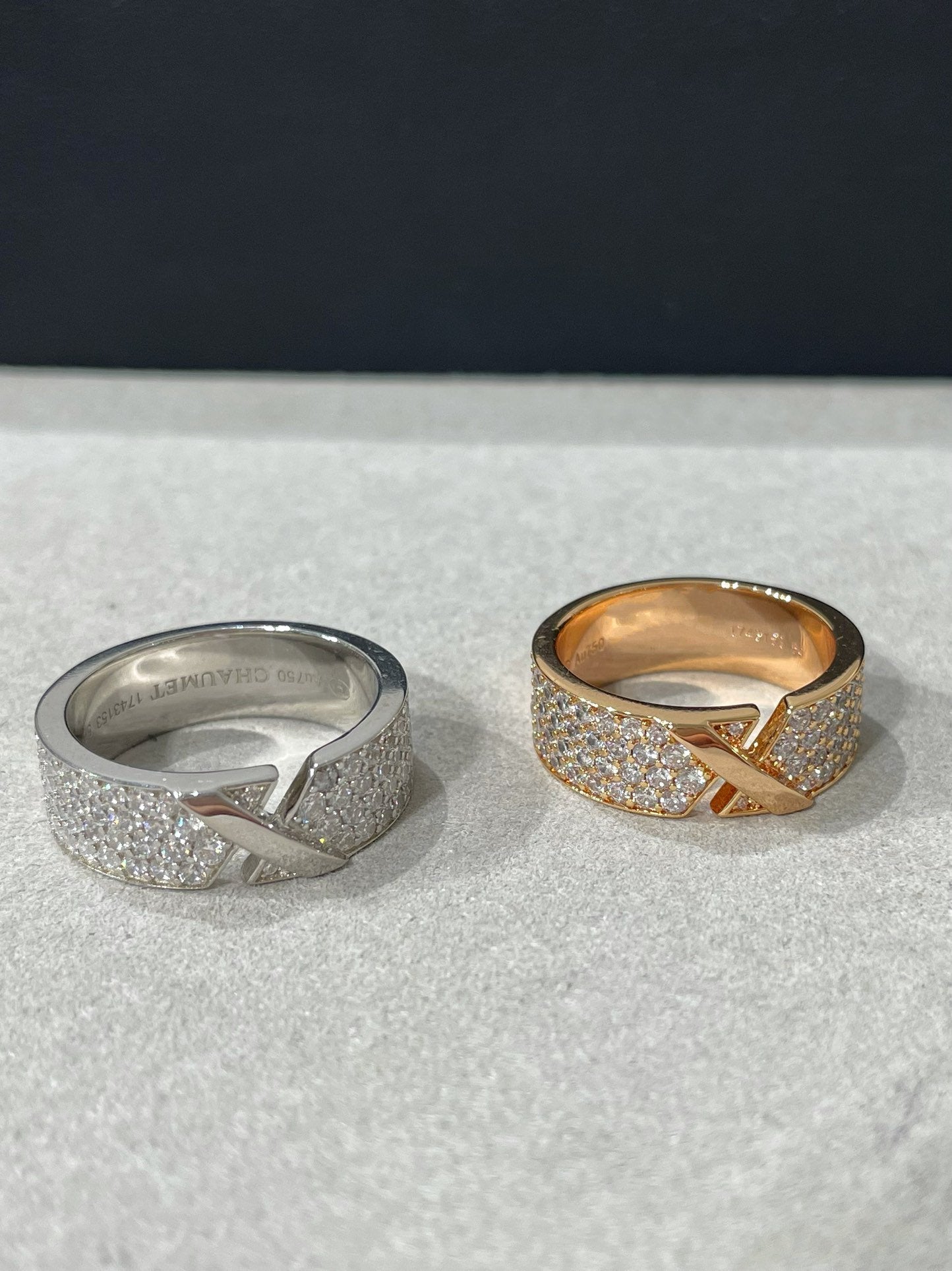 [Royal Top]LIENS EVIDENCE  DIAMOND PAVED RING