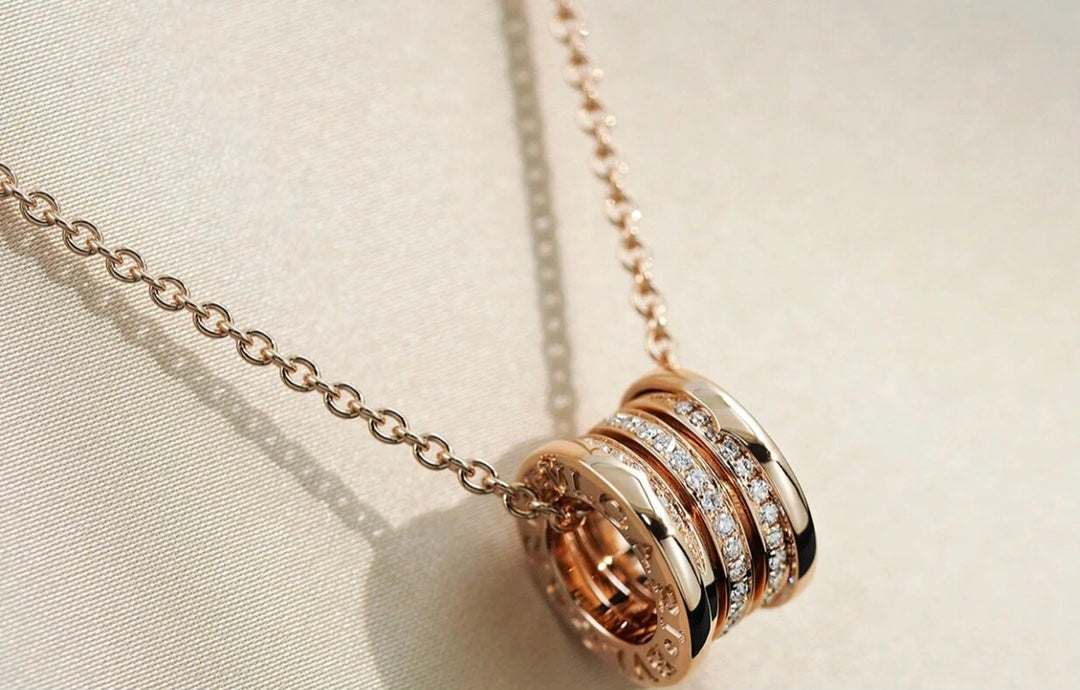 [Royal Top]ZERO 1 PINK GOLD DIAMOND NECKLACE