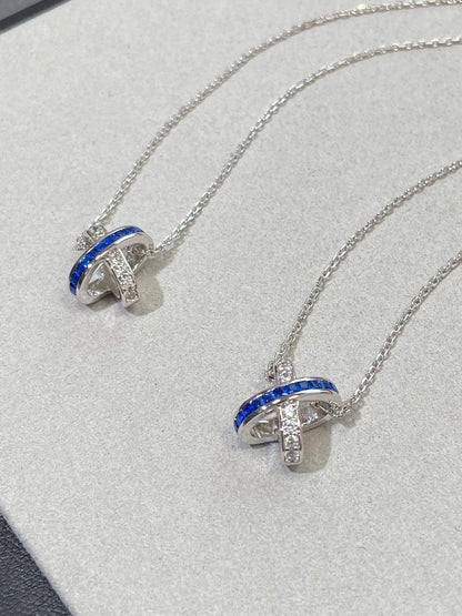 [Royal Top]LIENS DIAMOND SILVER NECKLACE