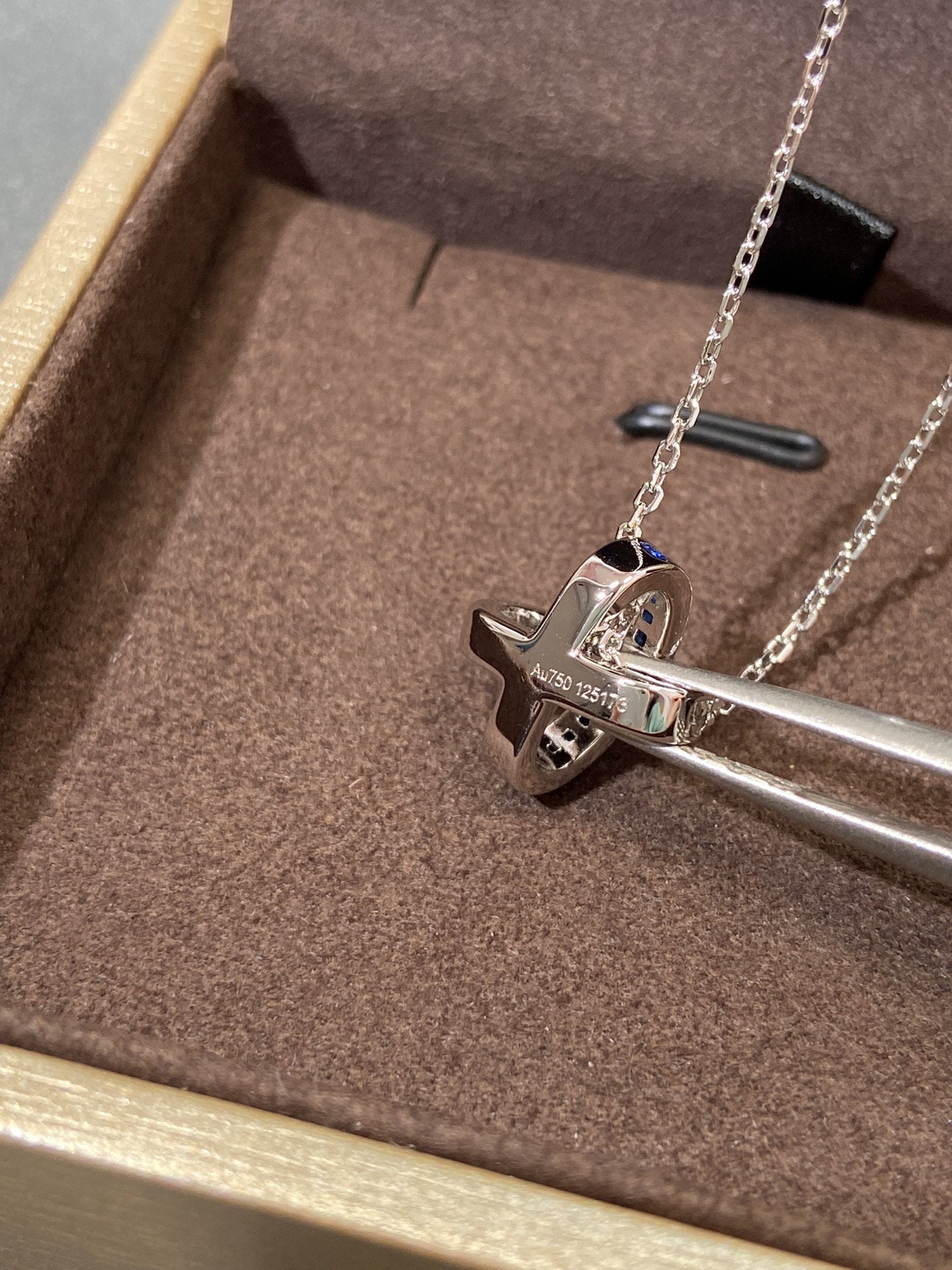 [Royal Top]LIENS DIAMOND SILVER NECKLACE