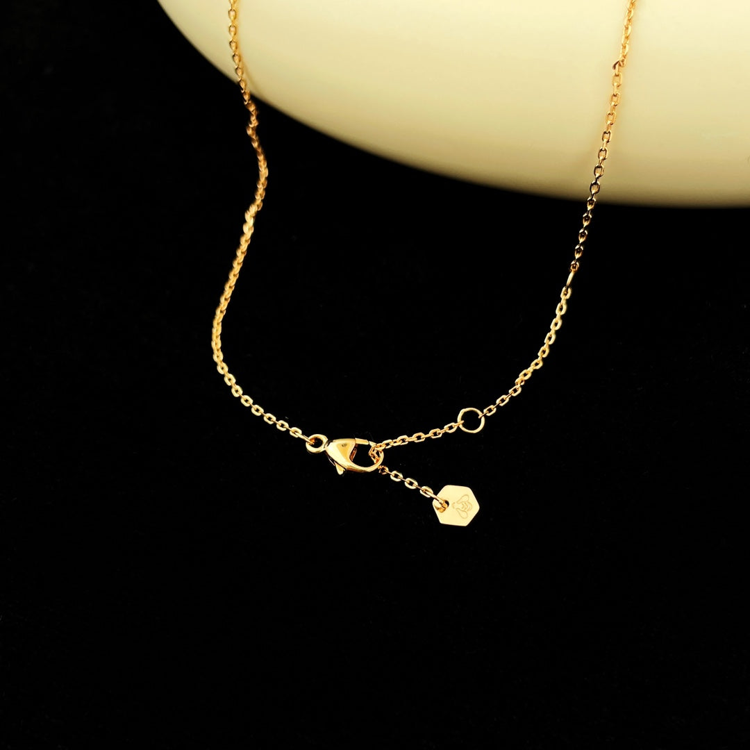 [Royal Top]BEE MINI PEDANT DIAMOND NECKLACE