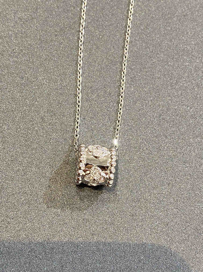 [Royal Top]PERLEE PEDANT SIVLER DIAMOND NECKLACE