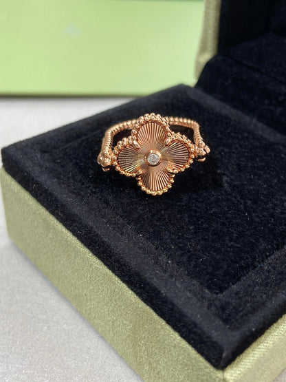 [Royal Top]CLOVER RIVERSIBLE ROSE GOLD RING