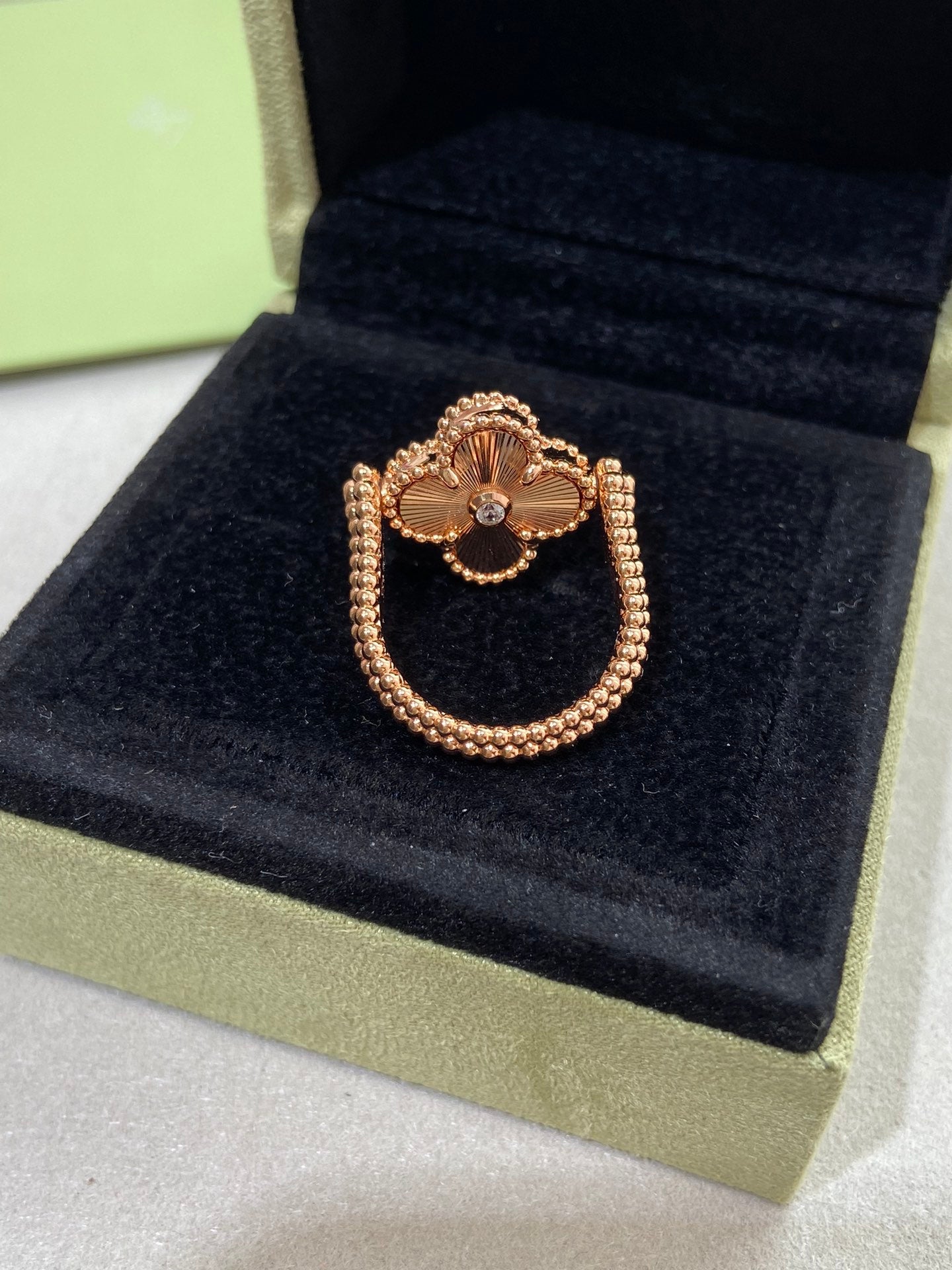 [Royal Top]CLOVER RIVERSIBLE ROSE GOLD RING