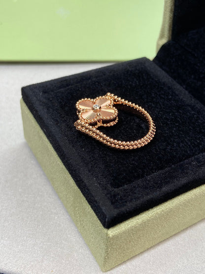 [Royal Top]CLOVER RIVERSIBLE ROSE GOLD RING