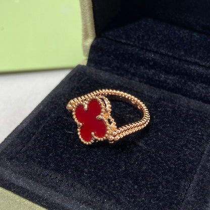 [Royal Top]CLOVER RIVERSIBLE ROSE GOLD RING