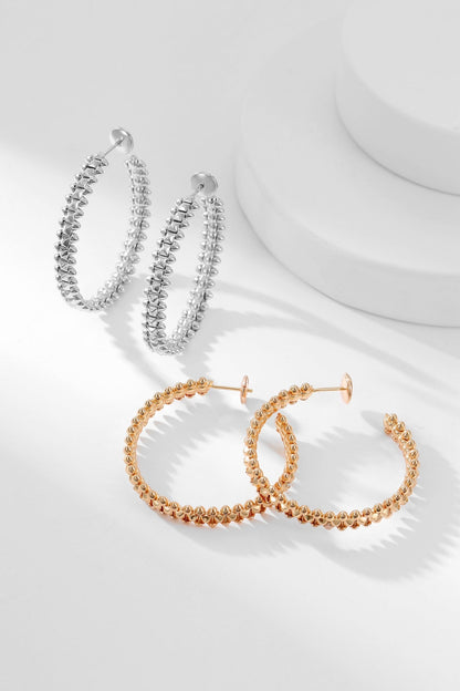 [Royal Top]CLASH HOOP EARRINGS
