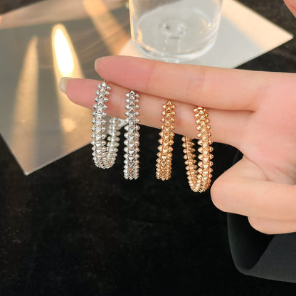 [Royal Top]CLASH HOOP EARRINGS