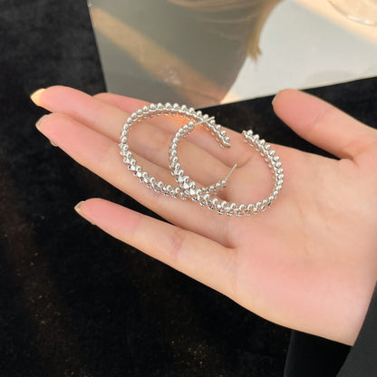 [Royal Top]CLASH HOOP EARRINGS