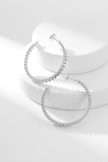[Royal Top]CLASH HOOP EARRINGS