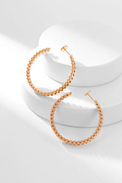 [Royal Top]CLASH HOOP EARRINGS