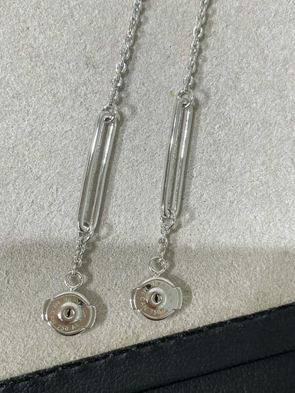 [Royal Top]CHAINE CHAOS DIAMOND DROP EARRINGS