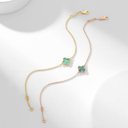 [Royal Top]CLOVER BRACELET MALACHITE 1 MOTIF