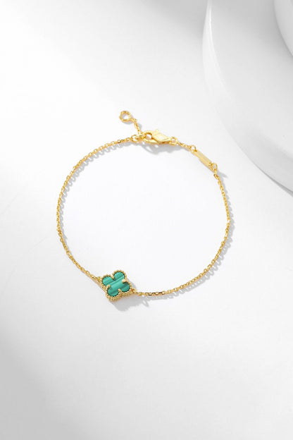 [Royal Top]CLOVER BRACELET MALACHITE 1 MOTIF