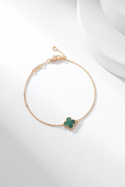 [Royal Top]CLOVER BRACELET MALACHITE 1 MOTIF