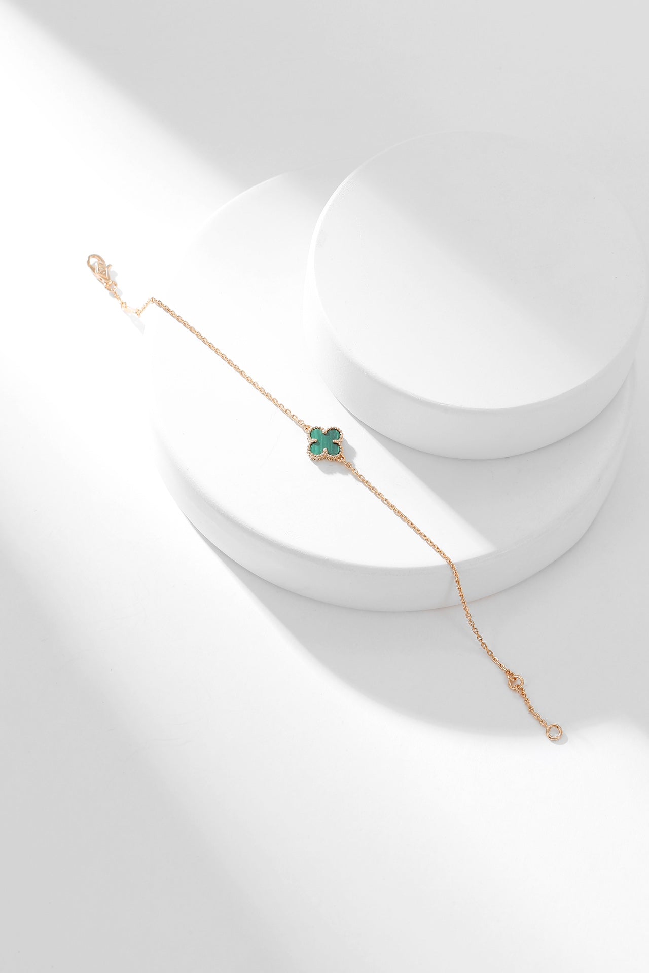 [Royal Top]CLOVER BRACELET MALACHITE 1 MOTIF