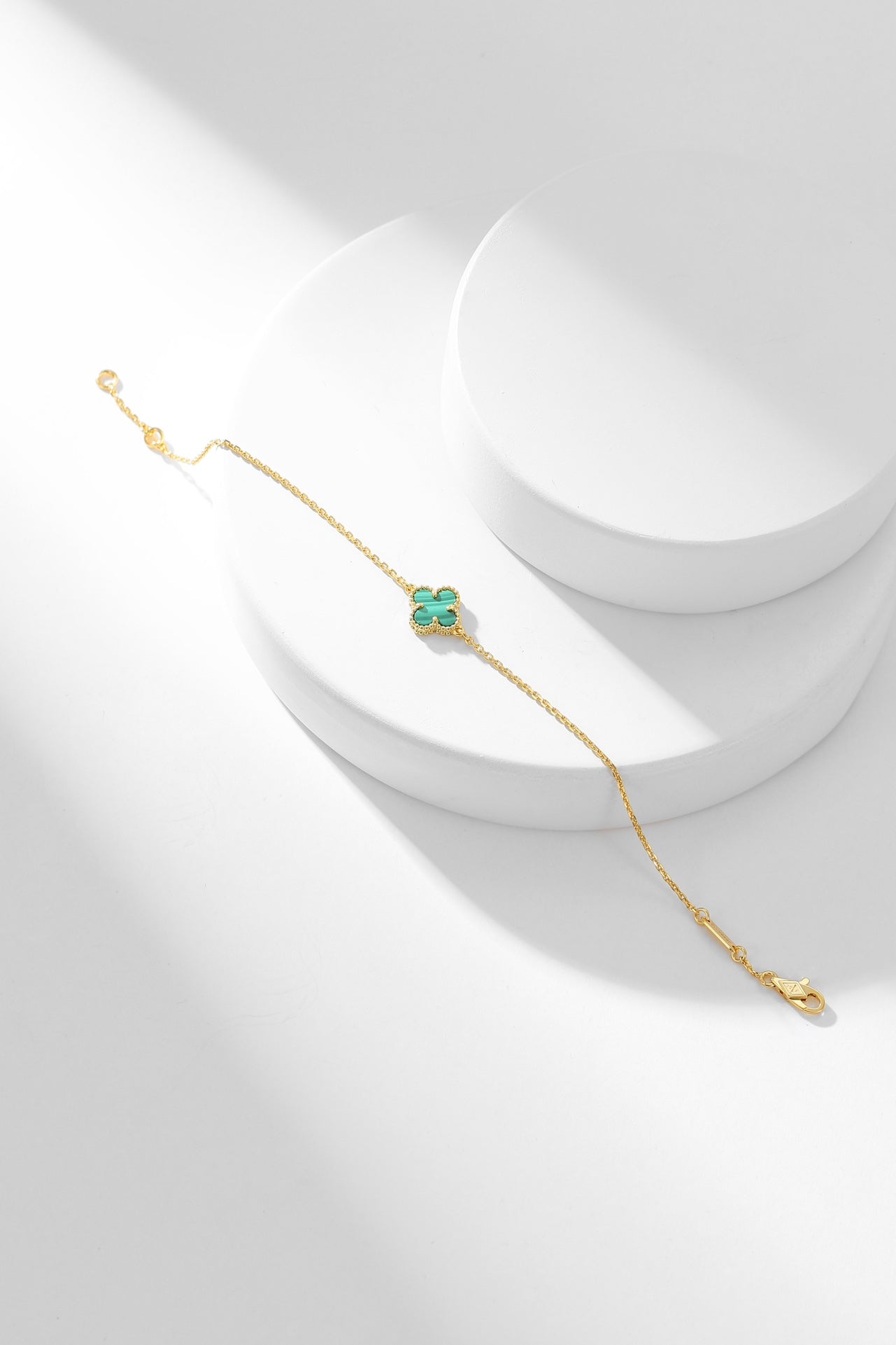 [Royal Top]CLOVER BRACELET MALACHITE 1 MOTIF